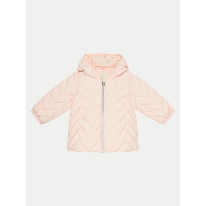 Geaca fete, United Colors Of Benetton, 304292002, Poliester, Roz, Roz, 68 CM