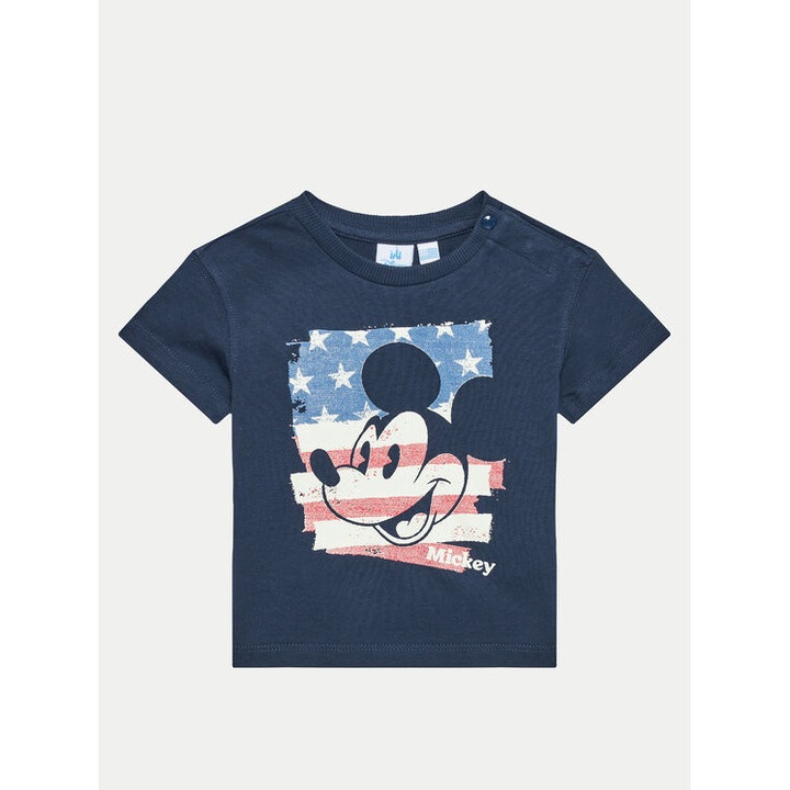 Tricou baieti, Original Marines, 304645372, Bumbac, Albastru, Albastru