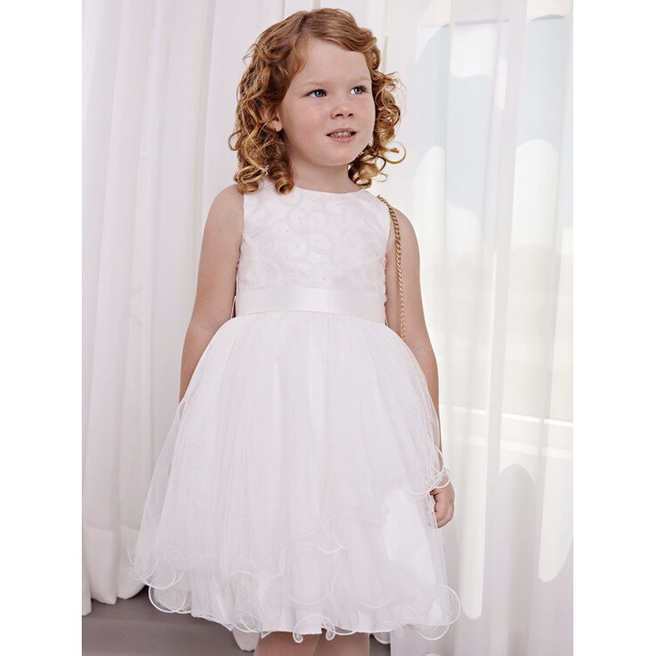 Rochie fete Abel & Lula albă, Alb