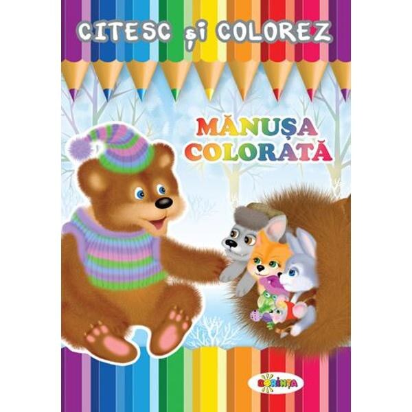 Citesc si colorez: Manusa colorata