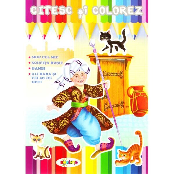 Citesc si colorez: Muc cel Mic