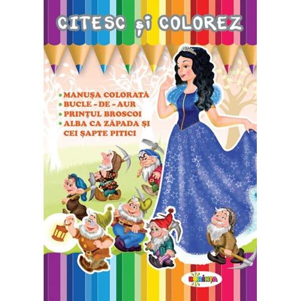 Citesc si colorez: Alba ca Zapada