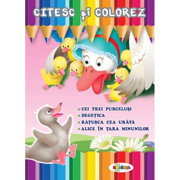 Citesc si colorez: Ratusca cea urata