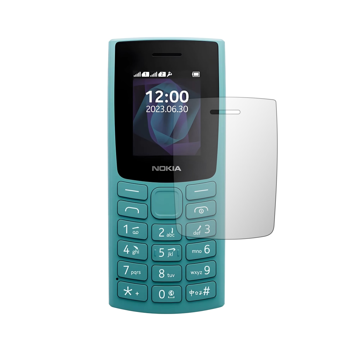 Folie Protectie Ecran Folie24, pentru Nokia 105 4G 2nd Edition, 1X Ultra-Clear cu Acoperire Totala Full-Display, Adeziva, Flexibila cu Auto Regenerare