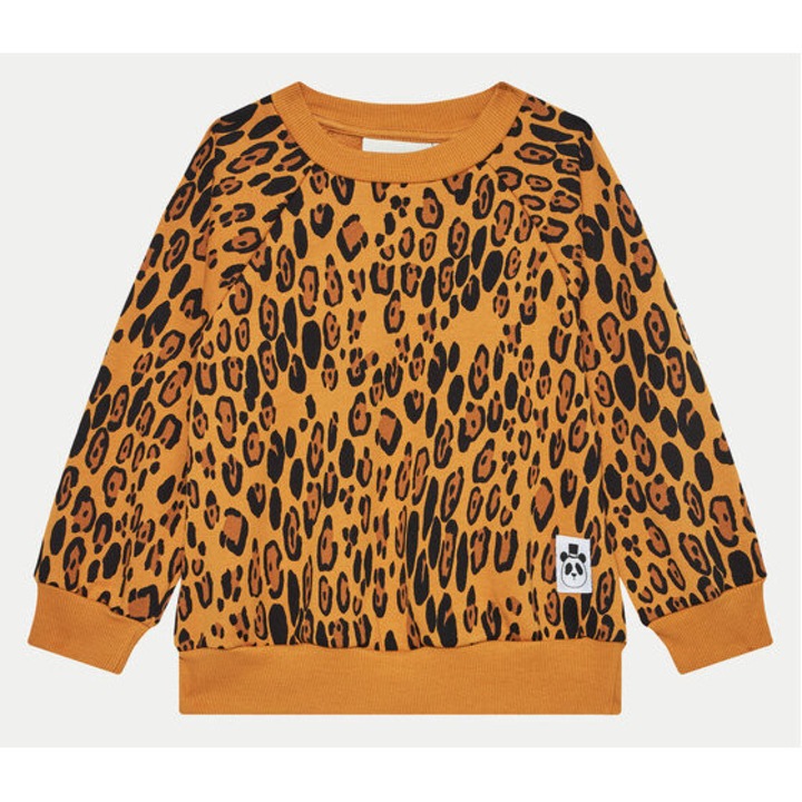 Bluza fete, Mini Rodini, 304157516, Bumbac organic, Maro, Maro, 92-98 CM