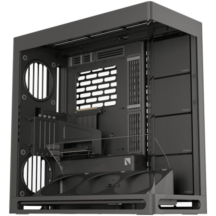 Кутия за видеокарта HAVN HS 420, MiddleTower, E-ATX, Черна