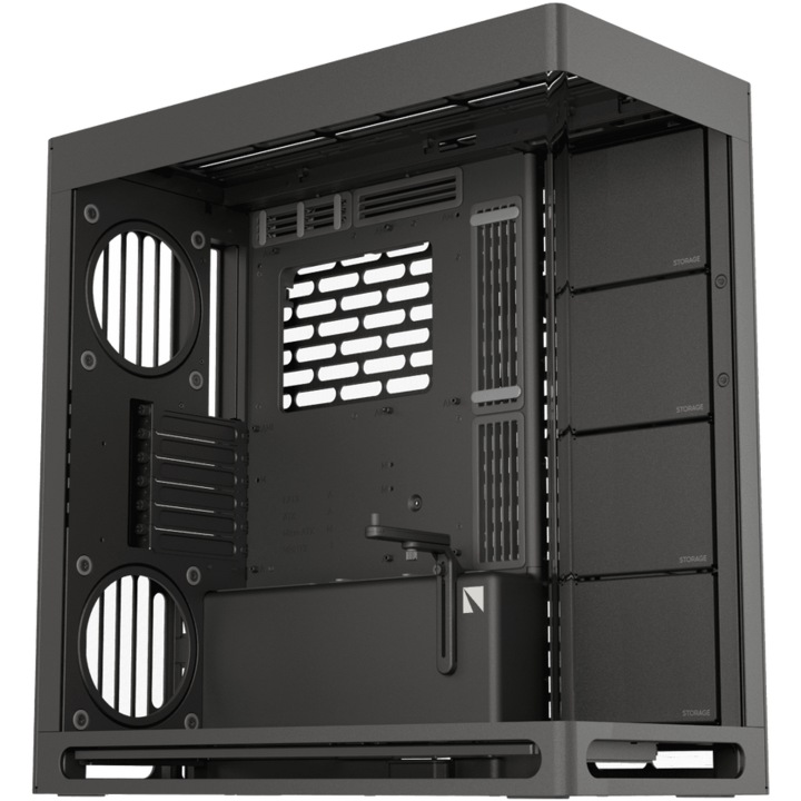 Компютърна кутия HAVN HS 420, MiddleTower, E-ATX, черен