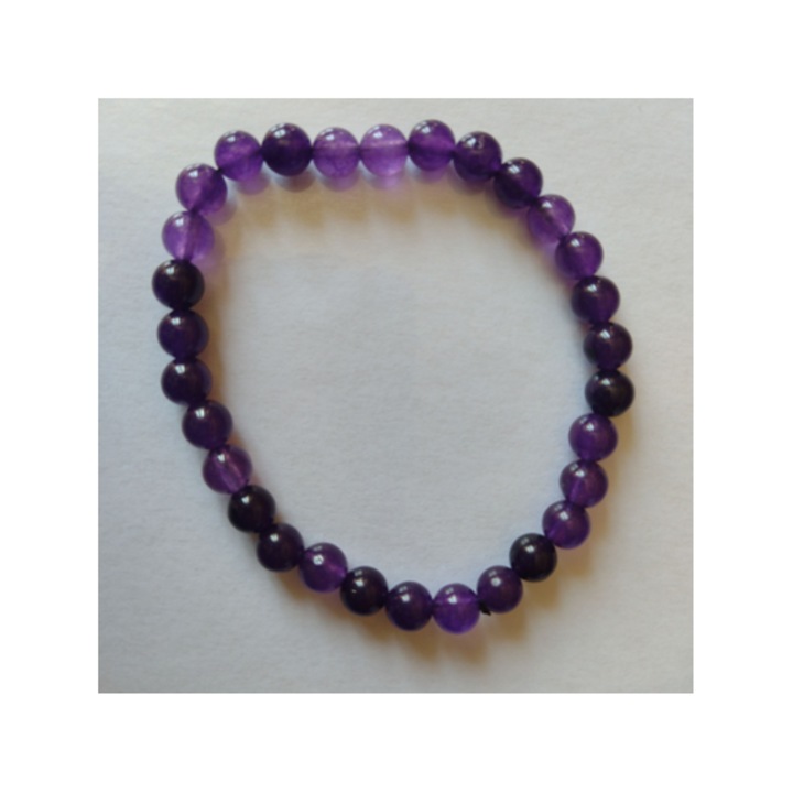 Bratara elastica Ametist 6 mm