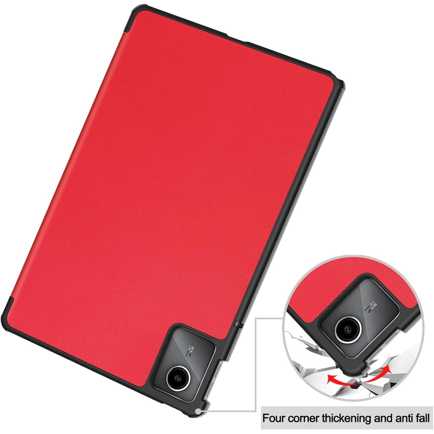 Husa tableta pentru, Lenovo Tab M11, auto functie sleep/wake tip stand, 11inch, rosu