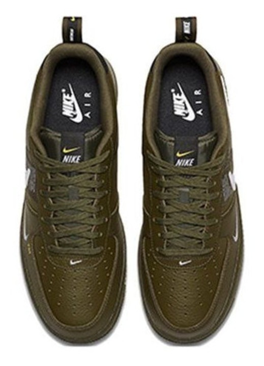 Pantofi sport barbati, Nike, Air Force 1, 07 LV8 Overbranding, Piele ecologica, Verde, 43