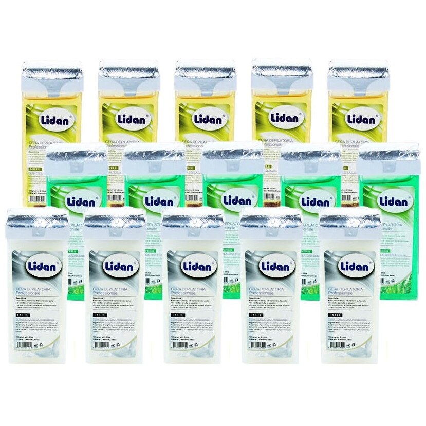 Ceara epilatoare cartus Lidan Profesionala - set 15 buc