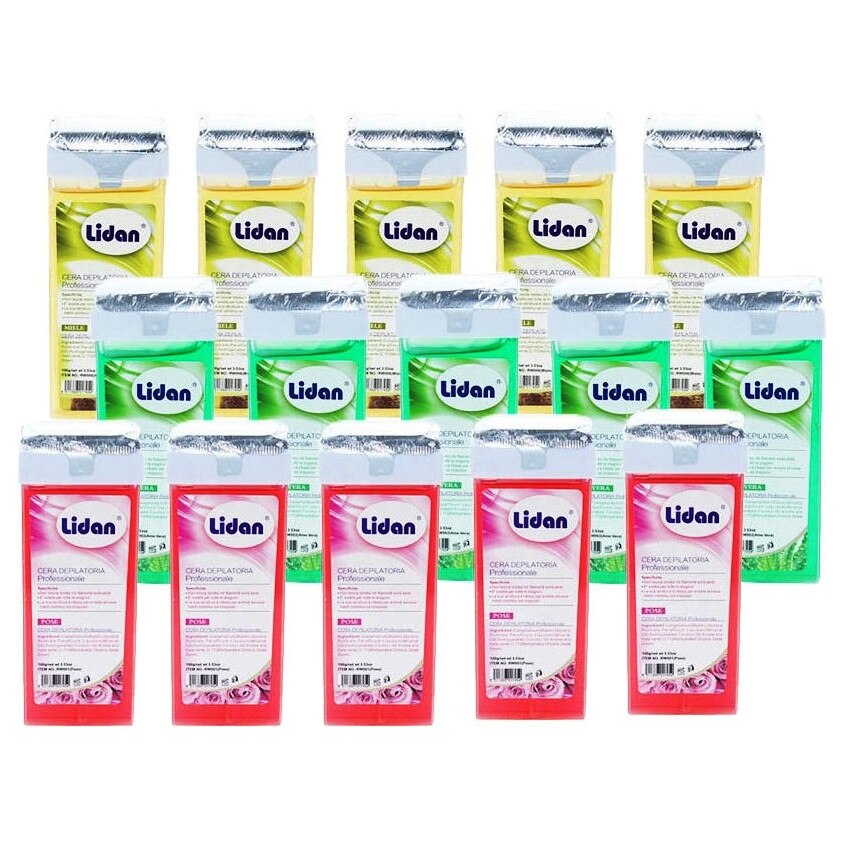 Ceara epilatoare cartus Lidan Profesionala - set 15 buc