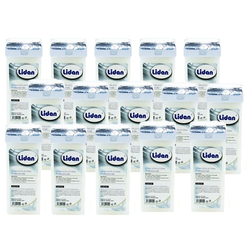 Ceara epilatoare cartus Lidan Profesionala - set 15 buc Latte