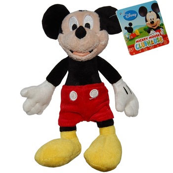 Jucarie din plus Mickey, Mickey Clubhouse, 17 cm Jucarie din plus Mickey, Mickey Clubhouse, 17 cm