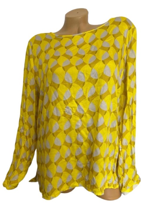 Bluza dama Milano Italy lemon print, galben, 40 EU, viscoza