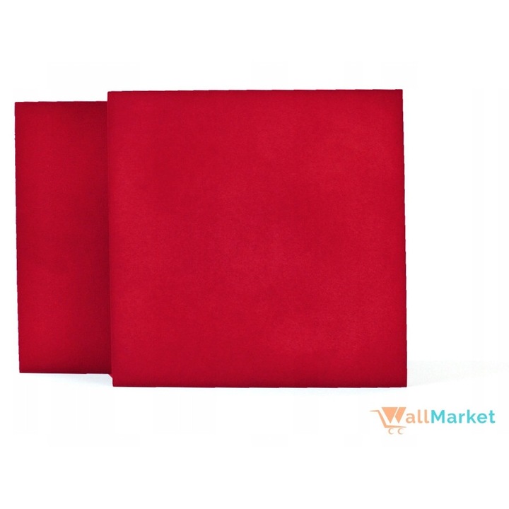 Panouri Decorative, WallMarket, Pentru Perete, 3D, Acustice, Spuma Poliuretanica, Design Interior, Ideal Pentru Living, Birou, Camera Copii, Patrat, 32 x 32 x 4, 5 cm, Cirese