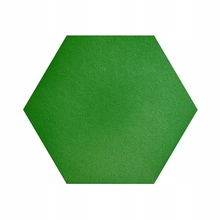 Panouri Decorative, WallMarket, Pentru Perete, 3D, Acustice, Spuma Poliuretanica, Design Interior, Ideal Pentru Living, Birou, Camera Copii, Heksagonalne, 32 x 27.7 x 3.5 cm, Verde