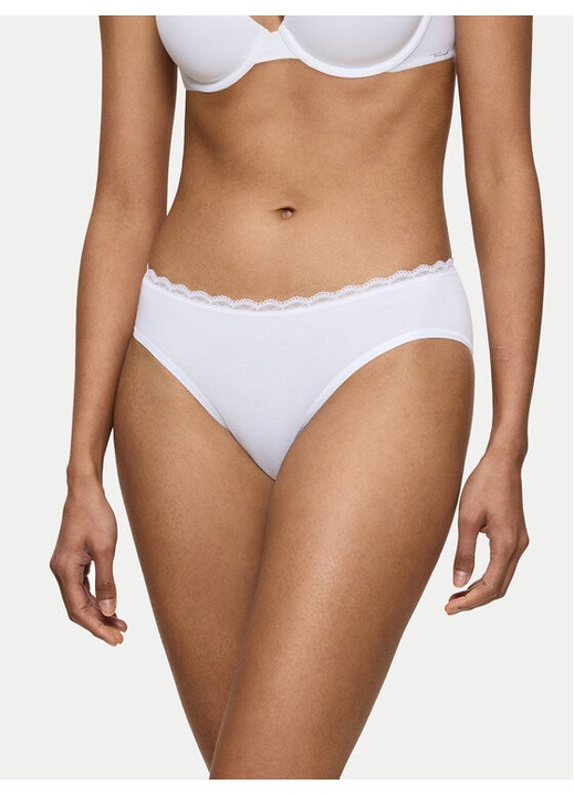 Női bugyi, Triumph, 304974861, Pamut, Fehér, Fehér