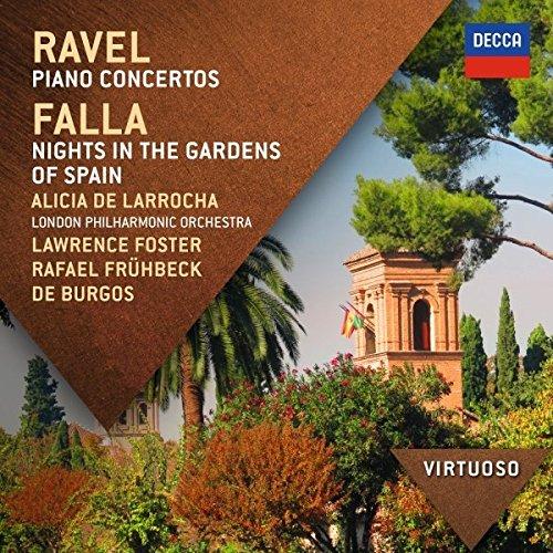 Alicia De Larrocha, London Philharmonic Orchestra-Ravel: The Piano Concertos/ Falla: Nights In The Gardens Of Spain-CD
