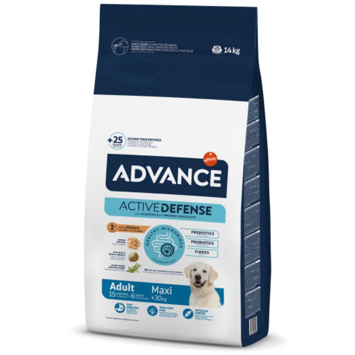 Hrana uscata pentru caini Advance Maxi Adult, 14 Kg