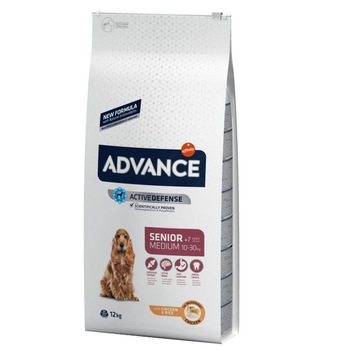 Hrana uscata pentru caini Advance Medium Adult Senior, 12 Kg Hrana uscata pentru caini Advance Medium Adult Senior, 12 Kg