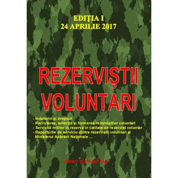 Rezervistii voluntari Act. 24 Aprilie 2017