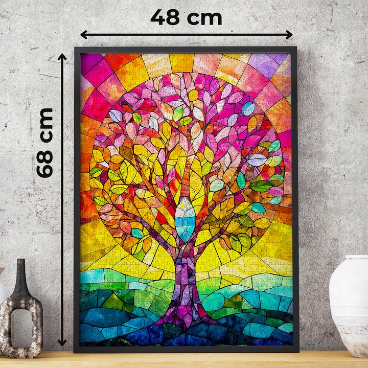 Puzzle 1000 piese Enjoy – Crystallized Tree