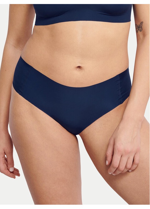 Дамски боксерки, Sloggi, 304892523, Полиамид/Еластан, Син, Син