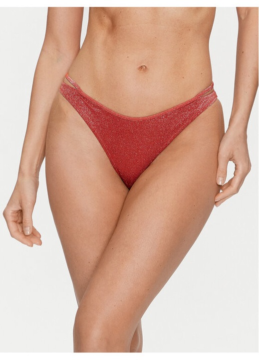 Női bikini, United Colors Of Benetton, 304191114, Nejlon/Metál szálak, Fekete, Fekete
