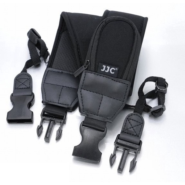 Curea de umar neopren JJC NSQ2 quick-release pentru DSLR si mirrorless