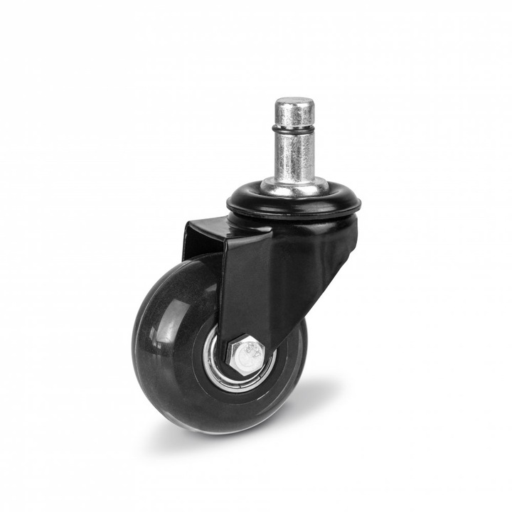 Roata Cu Rulment Cu Bile, BKshop, Fi11 x 22mm D75, Metal, 22mm, Cauciuc