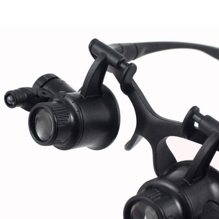 Ochelari cu lupa dubla, cu LED, 10x, 15x, 20x, 25x, 9892G, 196616