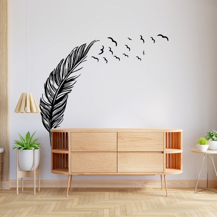 Sticker Decorativ Autoadeziv CCmax, Pana A, 120x180 cm, pentru Perete, Negru