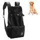 Rucsac pentru transport caini mici si medii, ajustabil, material Oxford, multicolor, dimensiuni S/M/L