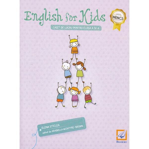 English for Kids. Caiet cls 4 ed.2016 - Elena Sticlea