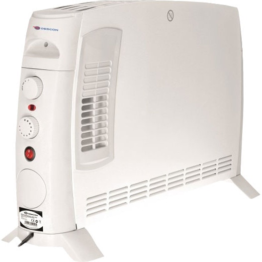 Convector electric de podea Descon , 2000 W, super turbo cu ventilator, 3 trepte de putere