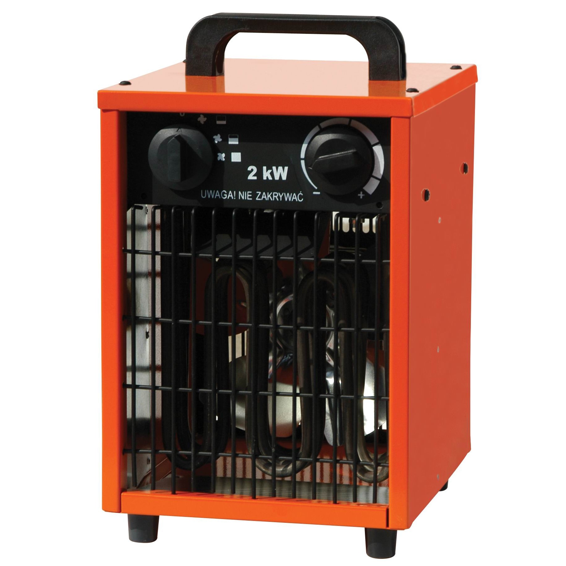 Aeroterma electrica Dedra , 2000 W, 230V, termostat , flux de aer 230 m3/h