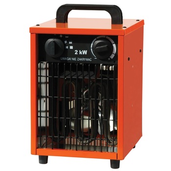 Aeroterma electrica Dedra , 2000 W, 230V, termostat , flux de aer 230 m3/h Aeroterma electrica Dedra , 2000 W, 230V, termostat , flux de aer 230 m3/h