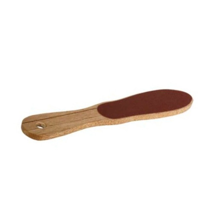 Beautyfor Foot File with Wooden Handle, duritate 80/120