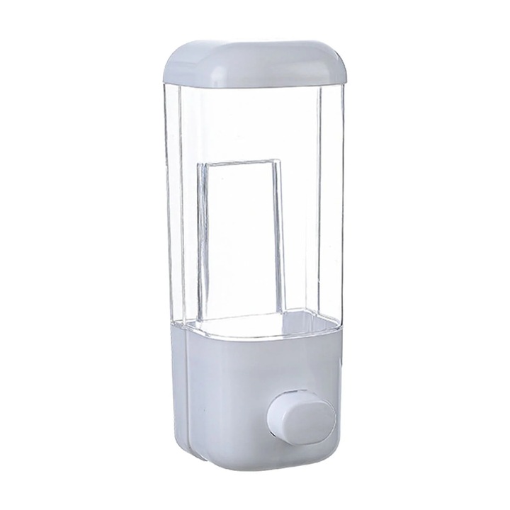 Fali habszappan adagoló, 250ml kapacitás, fehér, 16.5x6x6cm
