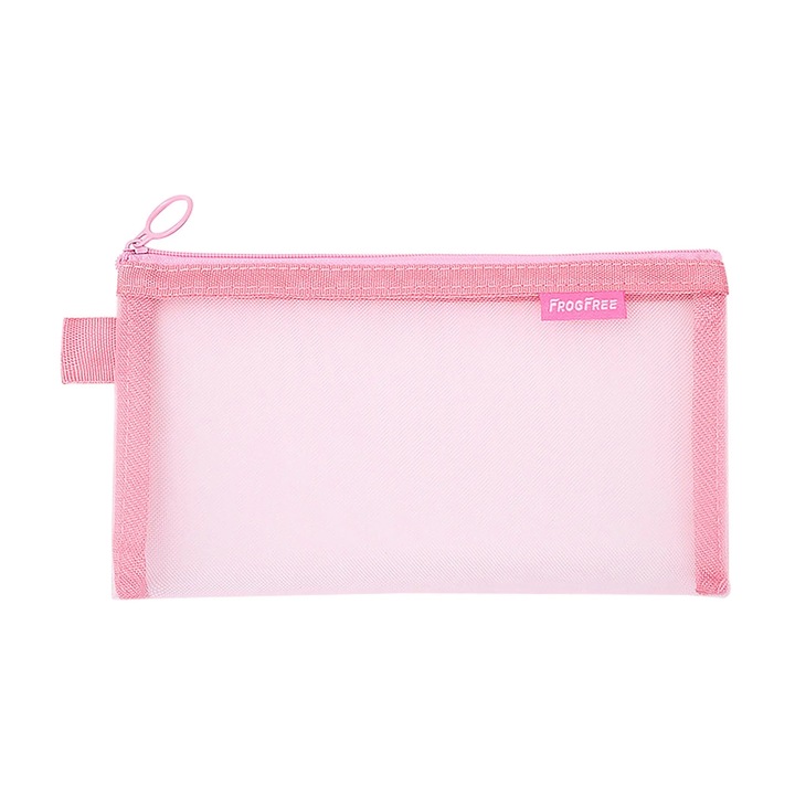 Penar transparent YANYXR, capacitate mare, cu fermoar, 22x10cm