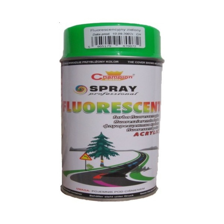 Spray vopsea Profesional CHAMPION VERDE FLUORESCENT 400ml