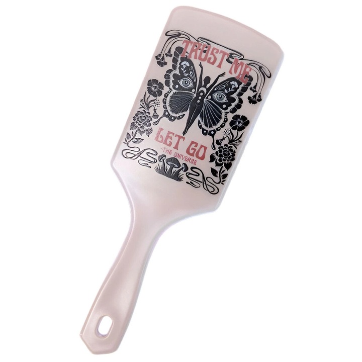 Pieptene pentru par, Excellent, editie limitata, roz, 24x8cm