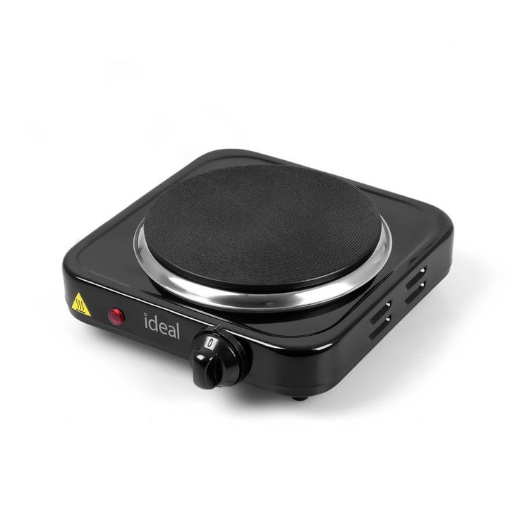 Plita electrica, Ideal, IK2801, 15,5 cm, 1000W, reglare temperatura