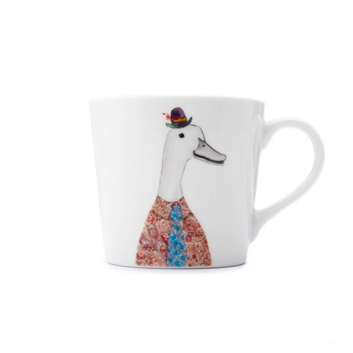 Mikasa Tipperleyhill porcelán bögre, 380 ml, többszínű, 380 ml űrtartalommal, mosogatógépben és mikrohullámú sütőben is használható