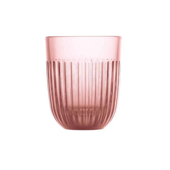 Pahar Ouessant, La Rochere, 240 ml, roz, set 6 bucati