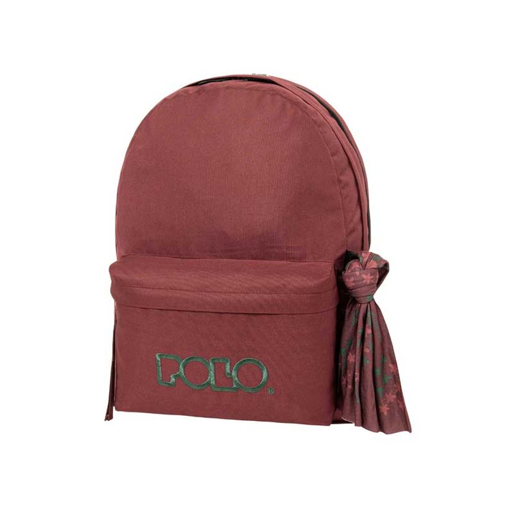 Ghiozdan Polo, model Original, 30L, 41x31x20cm, visiniu