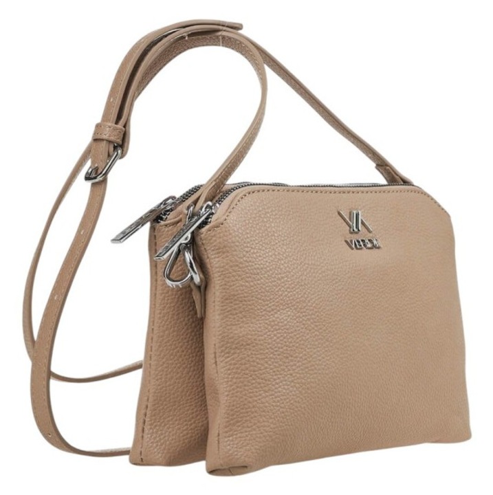 Geanta dama Verde, Piele ecologica, Taupe