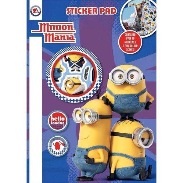 Minion Mania, Sticker pad. Cartea cu stickere Minions