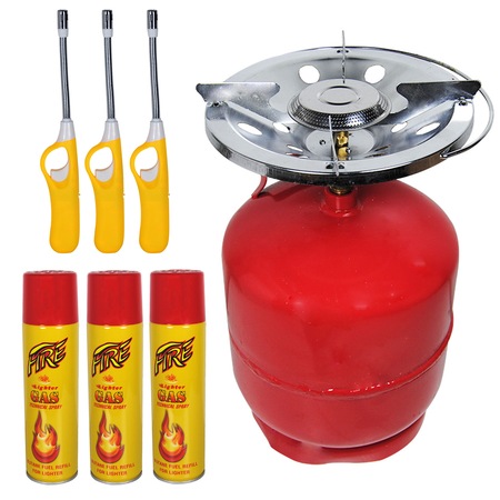 Pachet Butelie Voiaj 5l 3 X Tub Cu Gaz 270ml 3 X Aprinzator Galben Cu Prelungitor Pentru Aragaz Emag Ro
